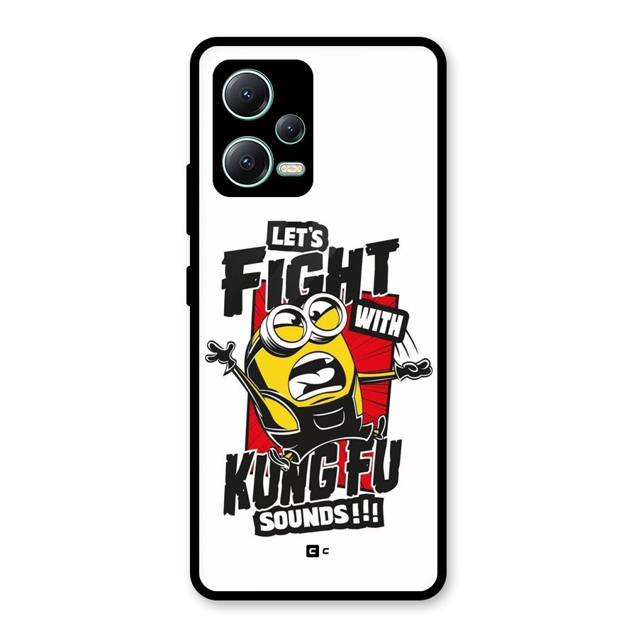 Lets Fight Glass Back Case for Redmi Note 12 5G
