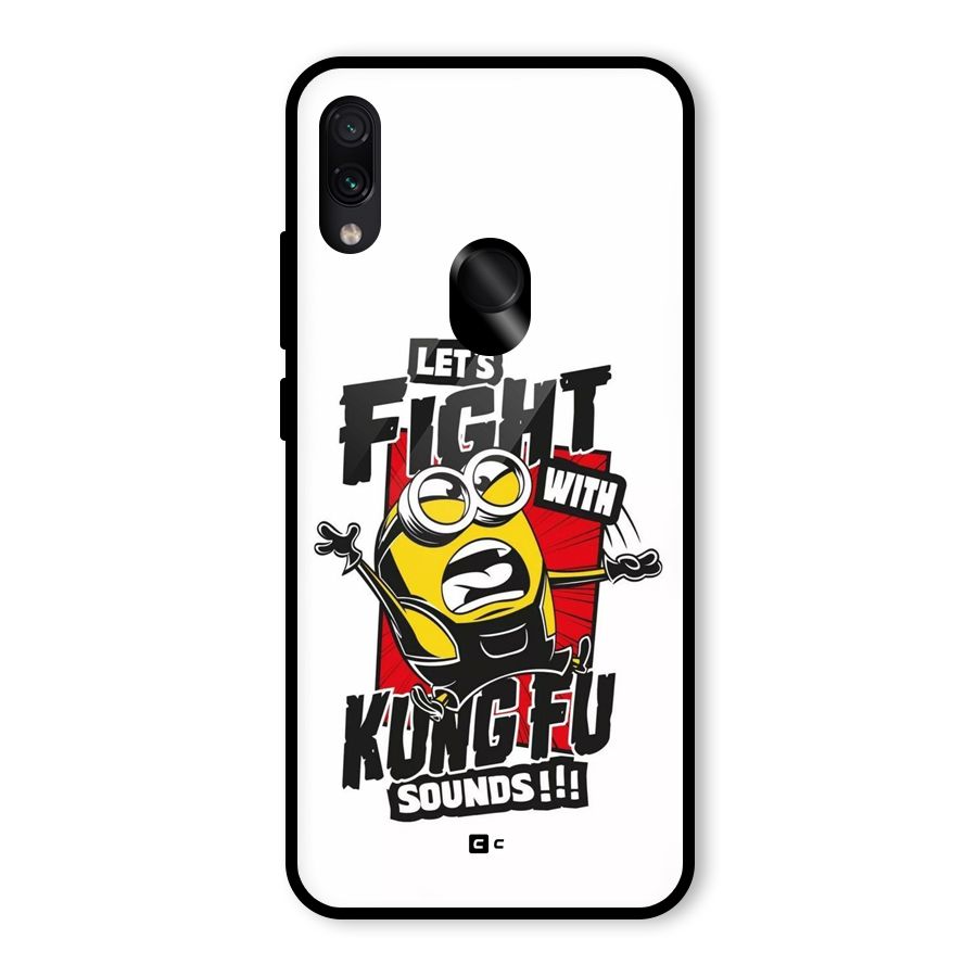 Lets Fight Glass Back Case for Redmi Note 7 Pro