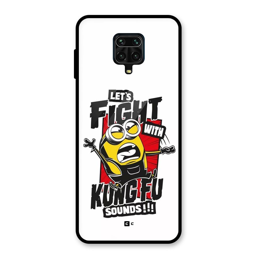 Lets Fight Glass Back Case for Redmi Note 9 Pro