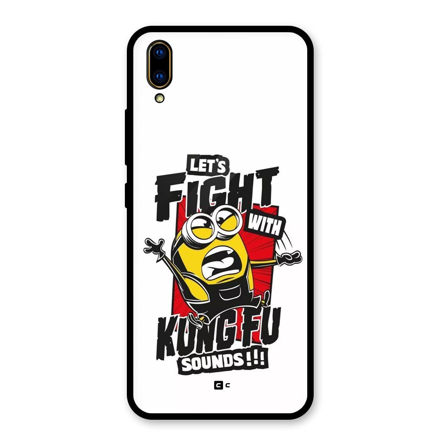Lets Fight Glass Back Case for Vivo V11 Pro