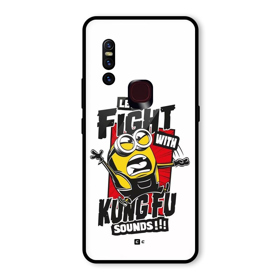 Lets Fight Glass Back Case for Vivo V15