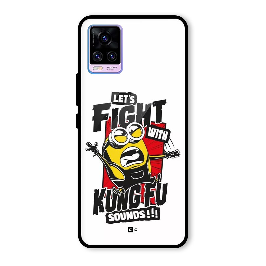 Lets Fight Glass Back Case for Vivo V20 Pro