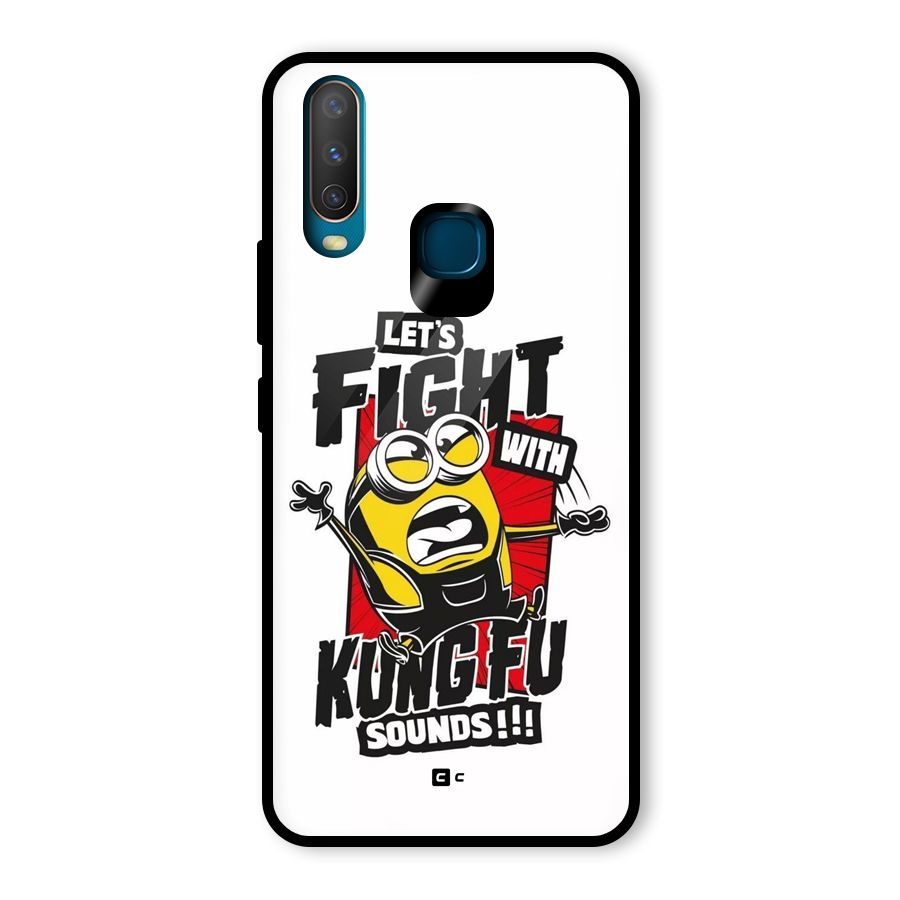 Lets Fight Glass Back Case for Vivo Y15