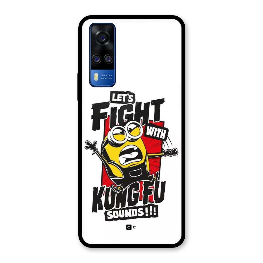 Lets Fight Glass Back Case for Vivo Y31