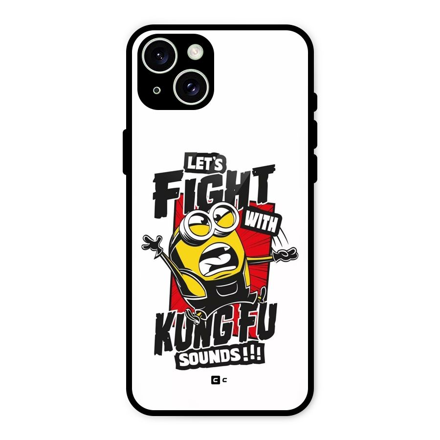 Lets Fight Glass Back Case for iPhone 15 Plus