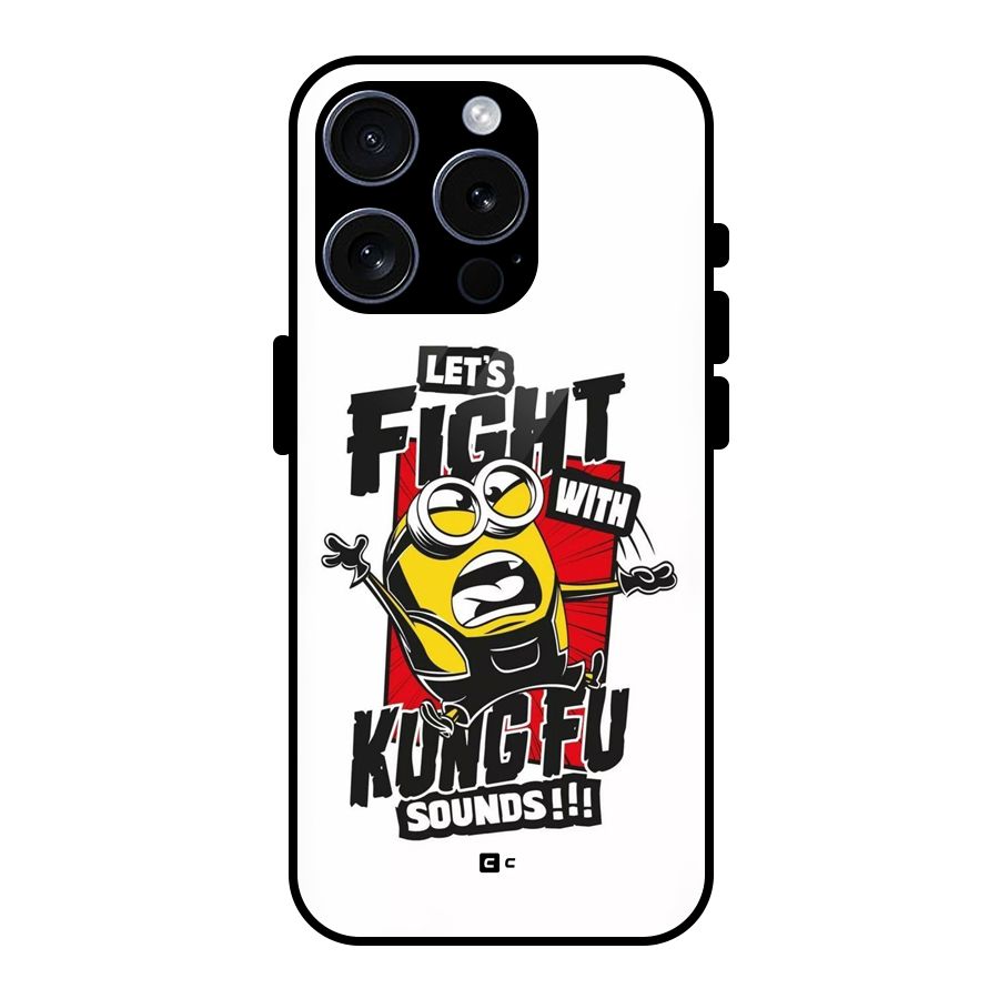Lets Fight Glass Back Case for iPhone 15 Pro