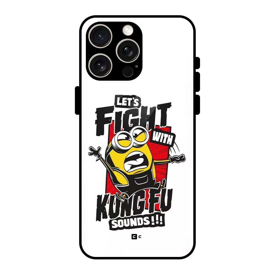 Lets Fight Glass Back Case for iPhone 15 Pro Max