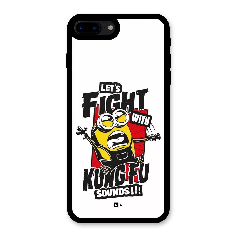 Lets Fight Glass Back Case for iPhone 8 Plus