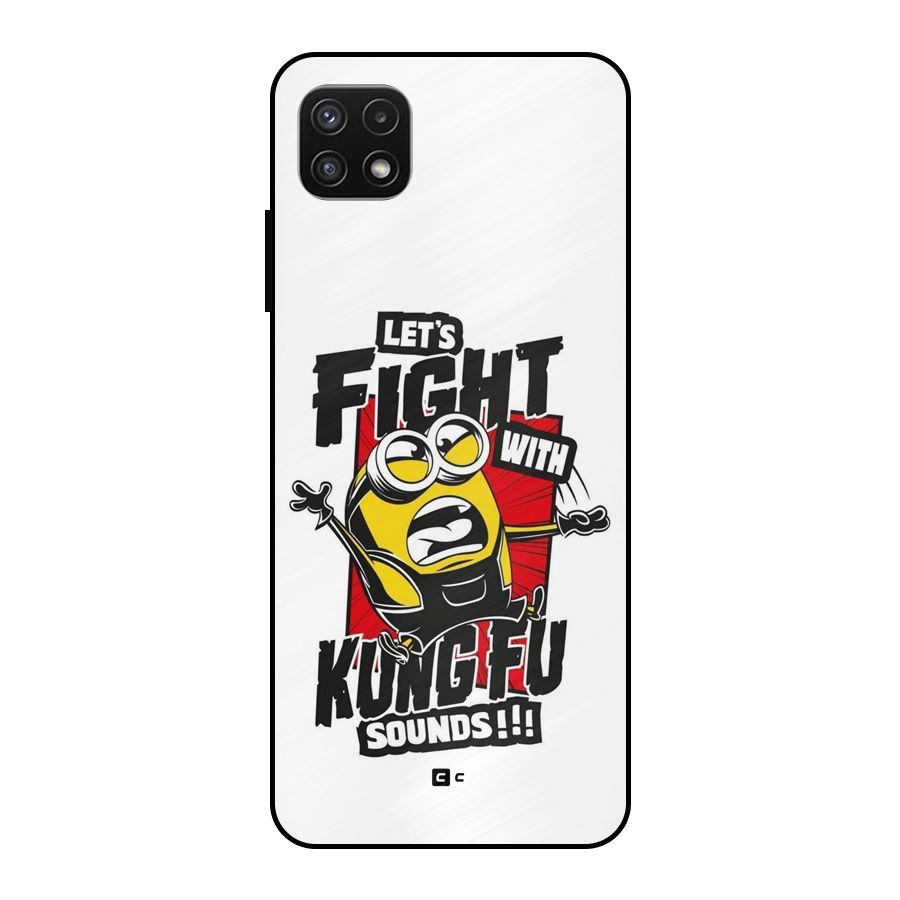 Lets Fight Metal Back Case for Galaxy A22 5G
