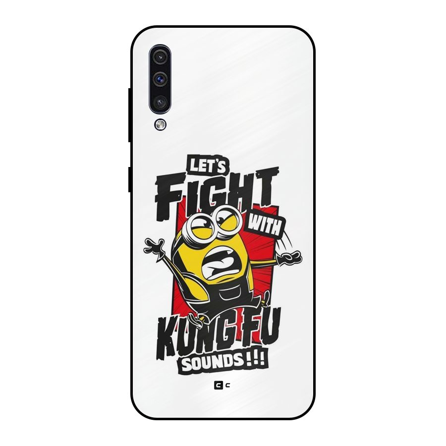 Lets Fight Metal Back Case for Galaxy A50
