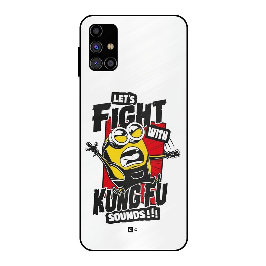 Lets Fight Metal Back Case for Galaxy M31s