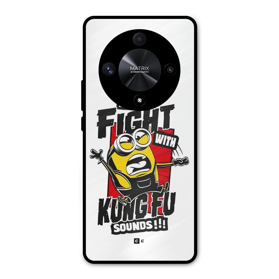 Lets Fight Metal Back Case for Honor X9b