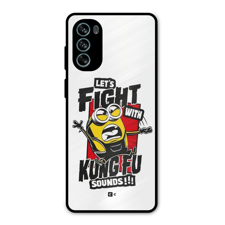 Lets Fight Metal Back Case for Moto G62
