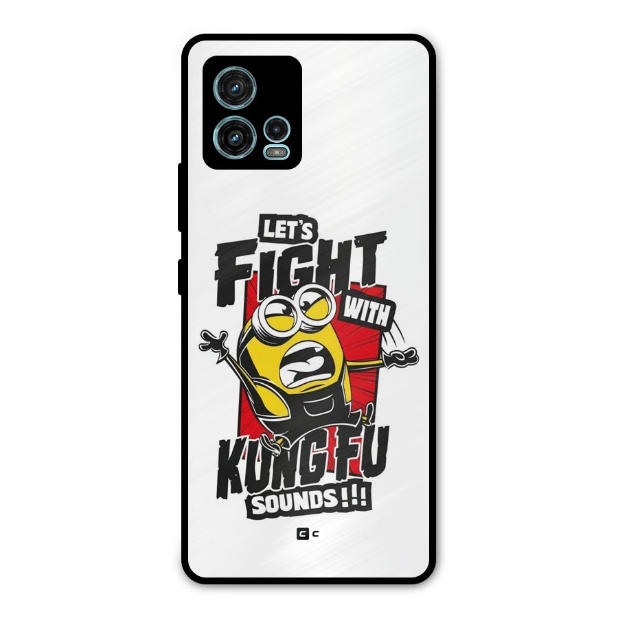 Lets Fight Metal Back Case for Moto G72