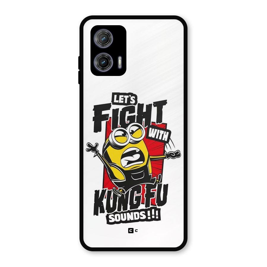 Lets Fight Metal Back Case for Moto G73