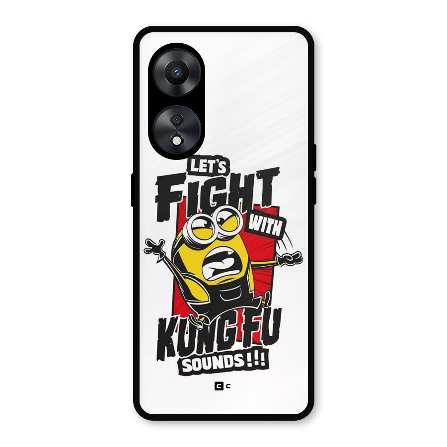 Lets Fight Metal Back Case for Oppo A78