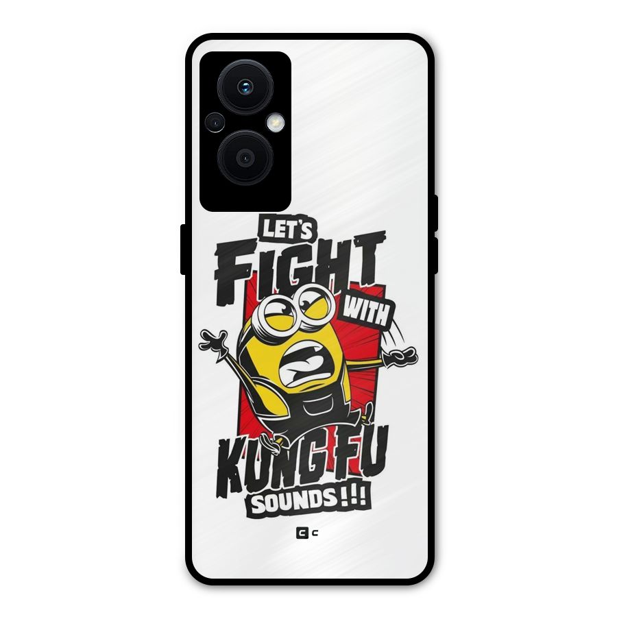 Lets Fight Metal Back Case for Oppo F21 Pro 5G
