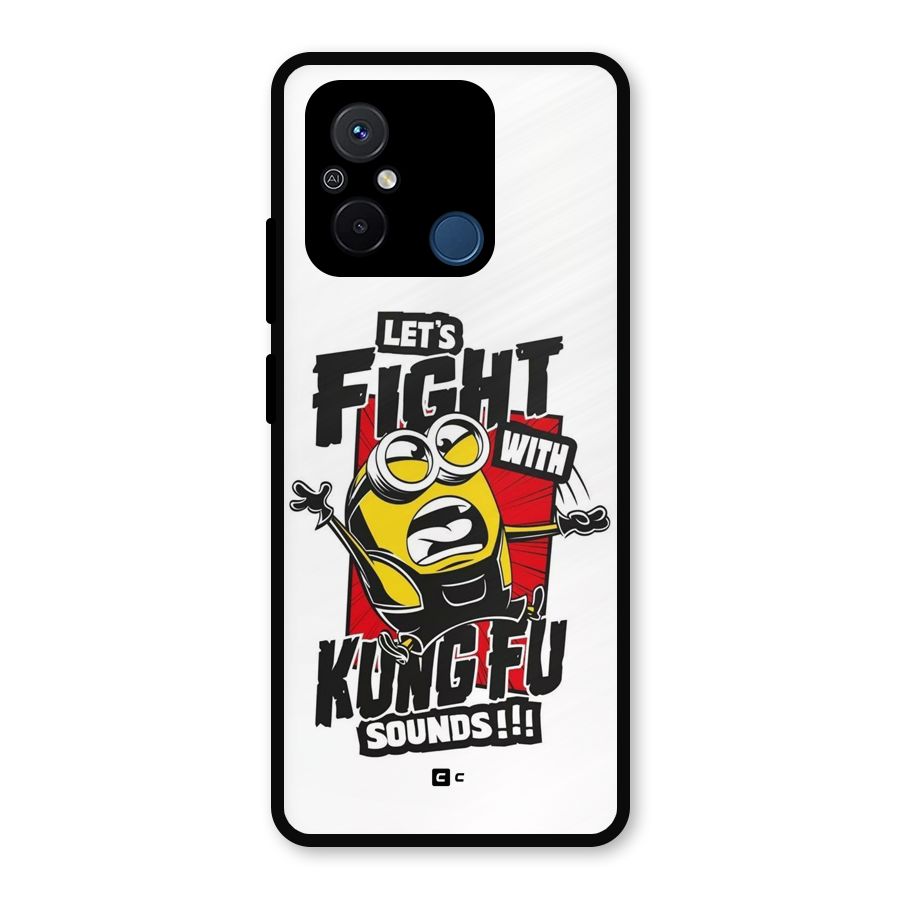 Lets Fight Metal Back Case for Poco C55
