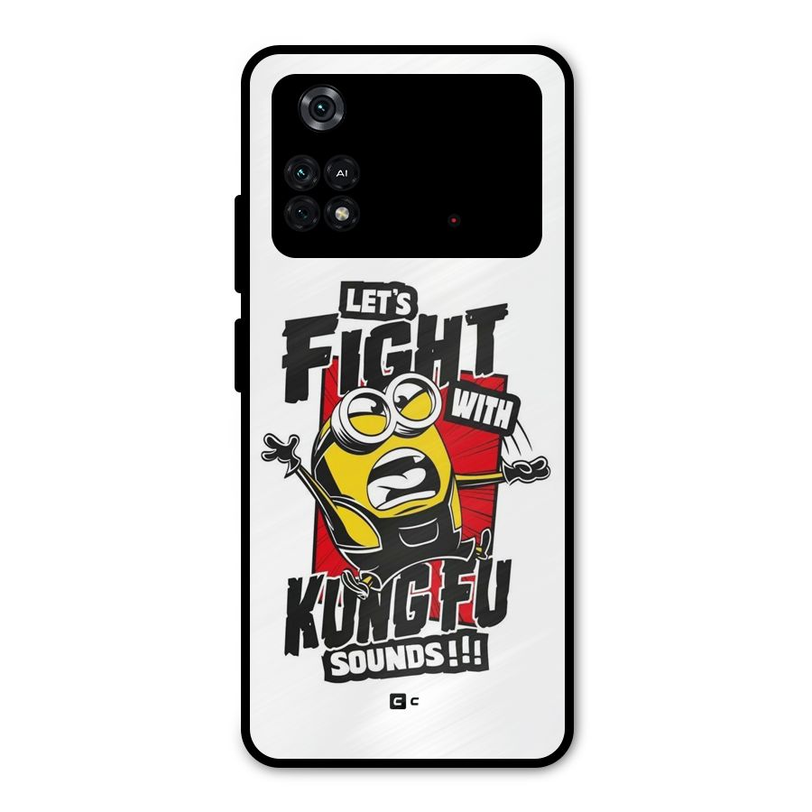 Lets Fight Metal Back Case for Poco M4 Pro 4G