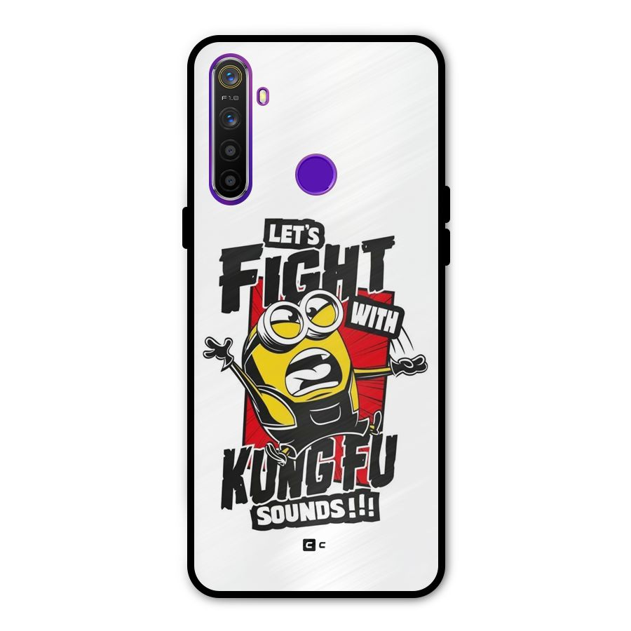 Lets Fight Metal Back Case for Realme 5