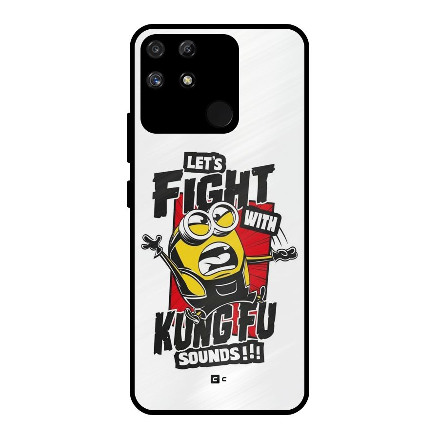 Lets Fight Metal Back Case for Realme Narzo 50A