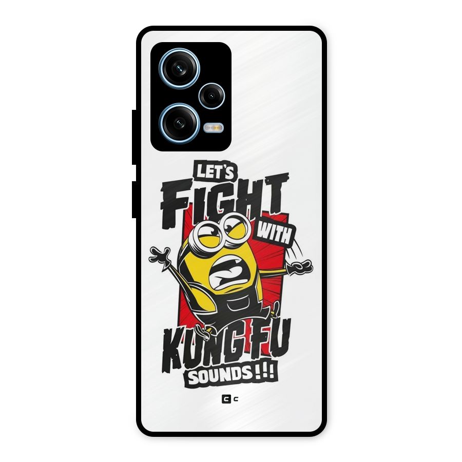Lets Fight Metal Back Case for Redmi Note 12 Pro