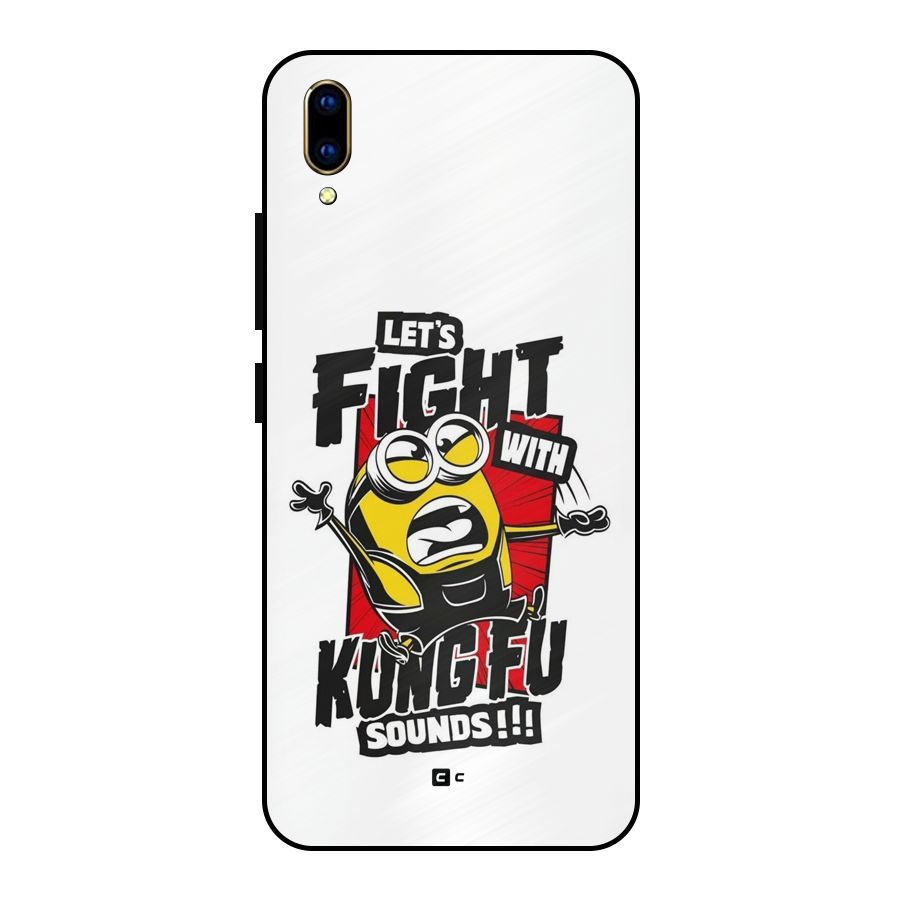 Lets Fight Metal Back Case for Vivo V11 Pro