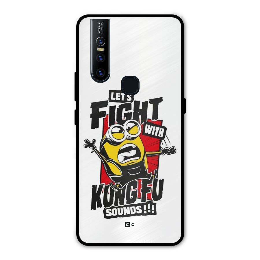 Lets Fight Metal Back Case for Vivo V15