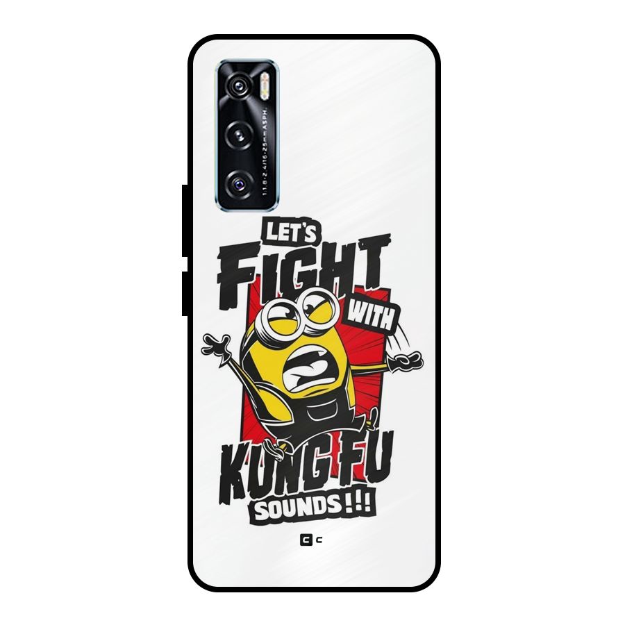 Lets Fight Metal Back Case for Vivo V20 SE