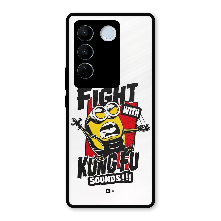 Lets Fight Metal Back Case for Vivo V27