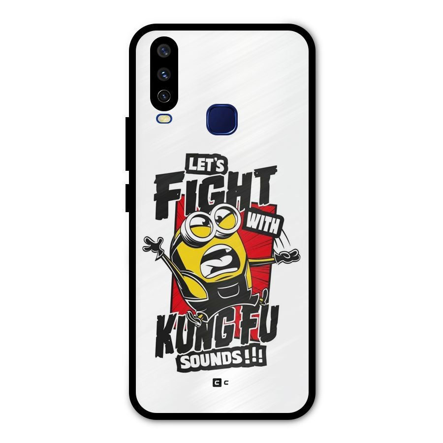 Lets Fight Metal Back Case for Vivo Y12