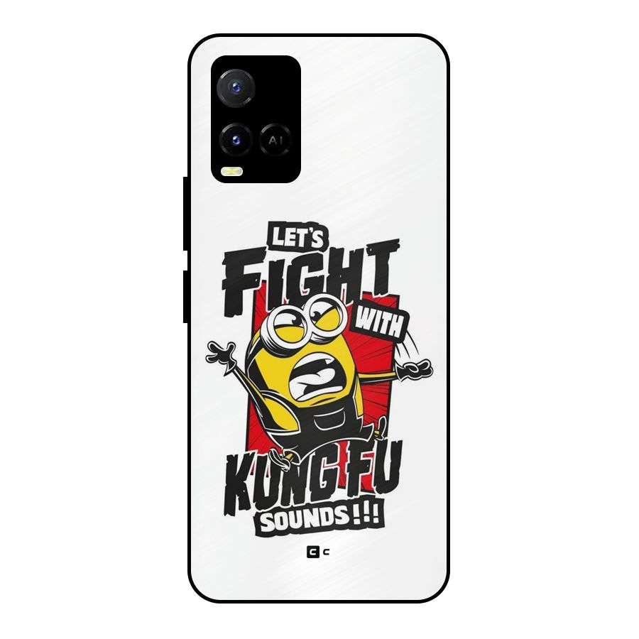 Lets Fight Metal Back Case for Vivo Y21