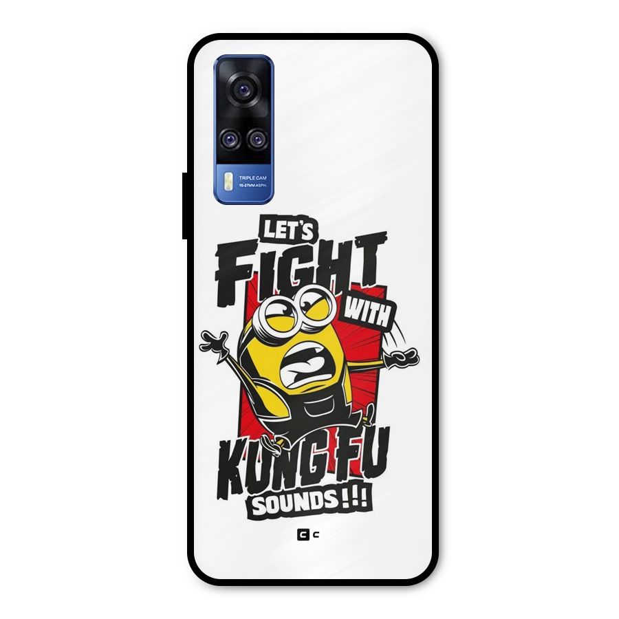 Lets Fight Metal Back Case for Vivo Y31