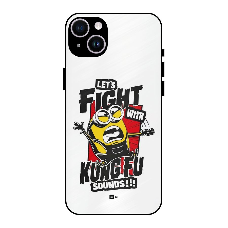 Lets Fight Metal Back Case for iPhone 14 Plus