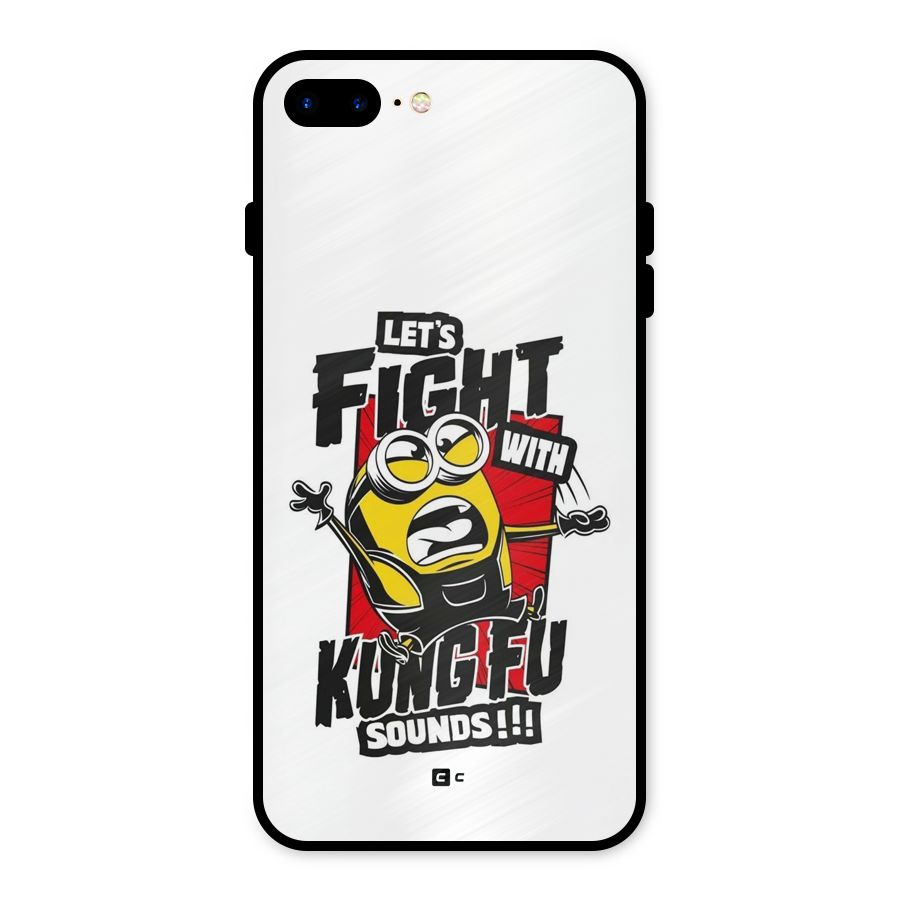 Lets Fight Metal Back Case for iPhone 7 Plus