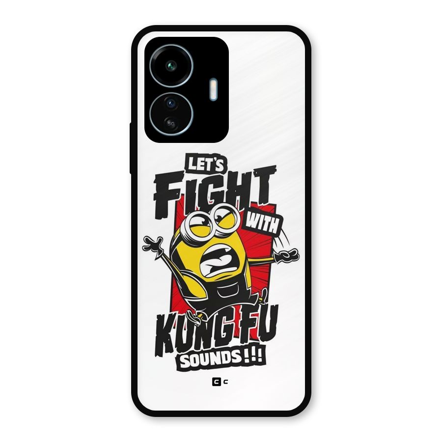Lets Fight Metal Back Case for vivo iQOO Z6 Lite 5G