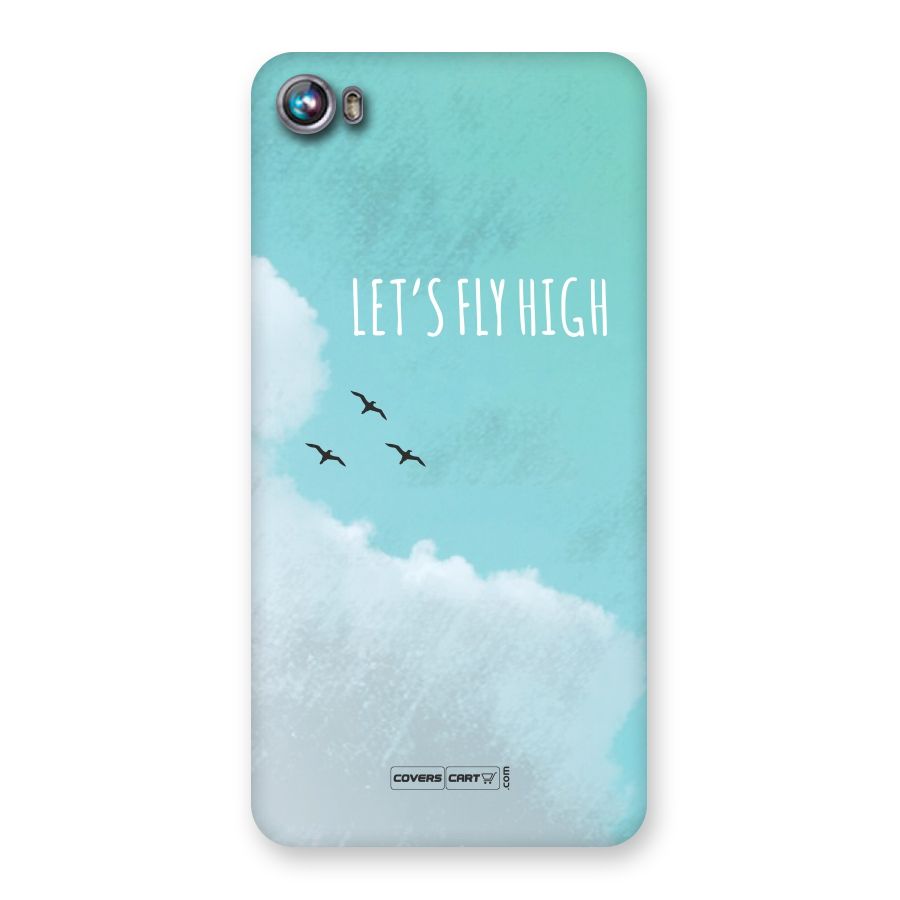 Lets Fly High Back Case for Micromax Canvas Fire 4 A107