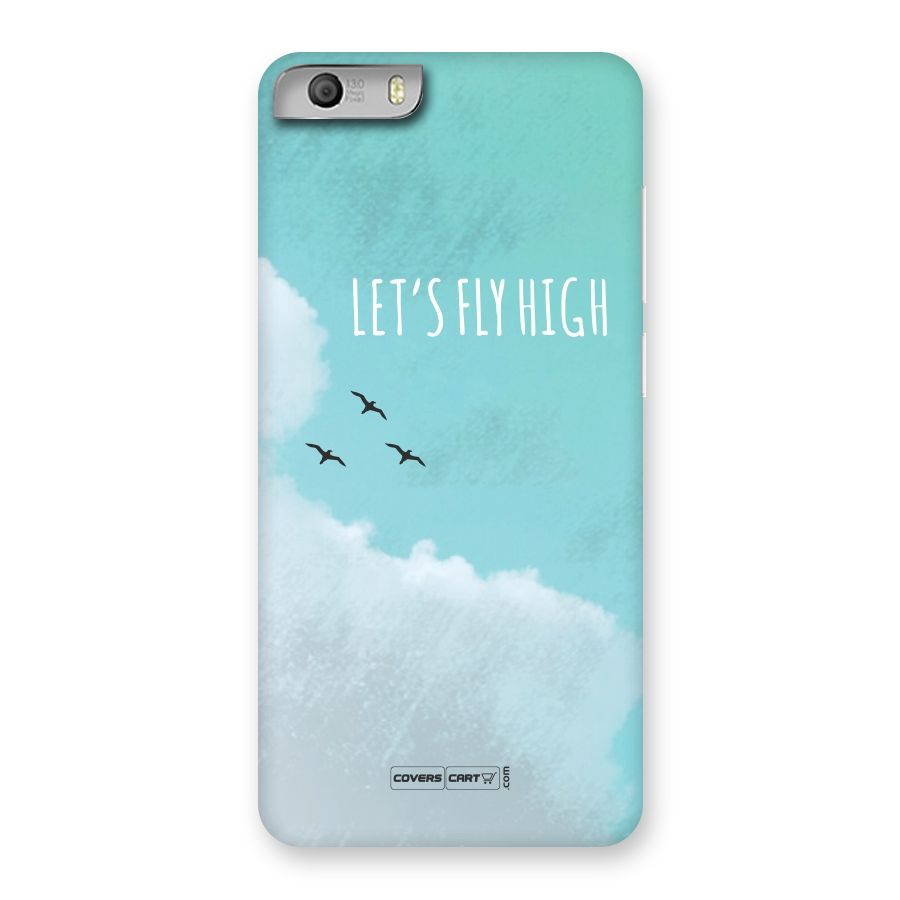 Lets Fly High Back Case for Micromax Canvas Knight 2