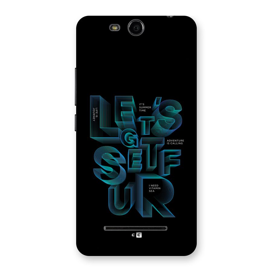 Lets Get Surf Back Case for Canvas Juice 3 Q392