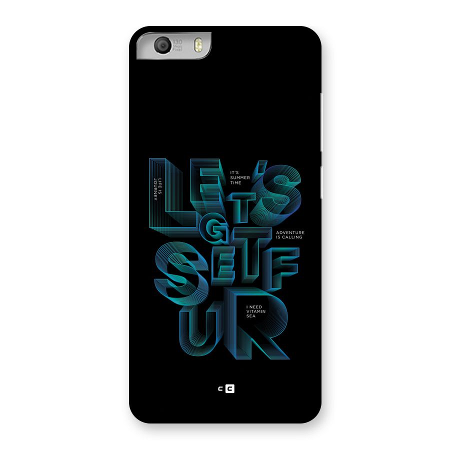 Lets Get Surf Back Case for Canvas Knight 2