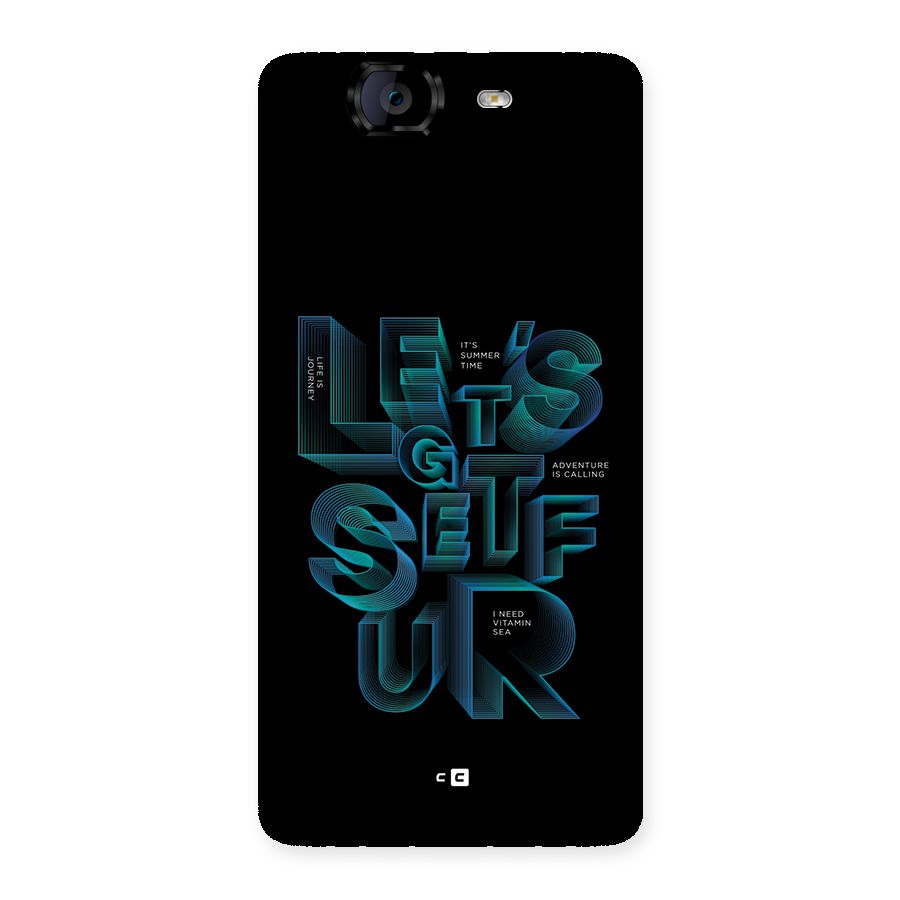 Lets Get Surf Back Case for Canvas Knight A350