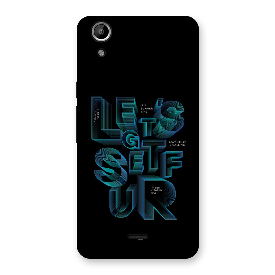 Lets Get Surf Back Case for Canvas Selfie Lens Q345
