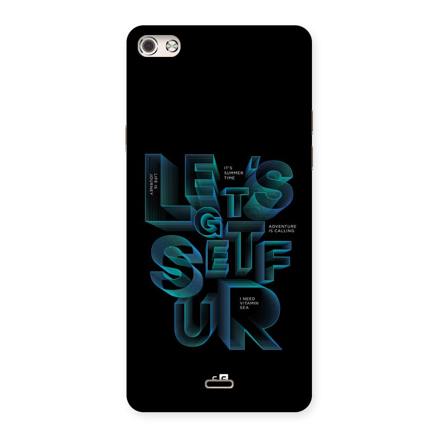 Lets Get Surf Back Case for Canvas Silver 5
