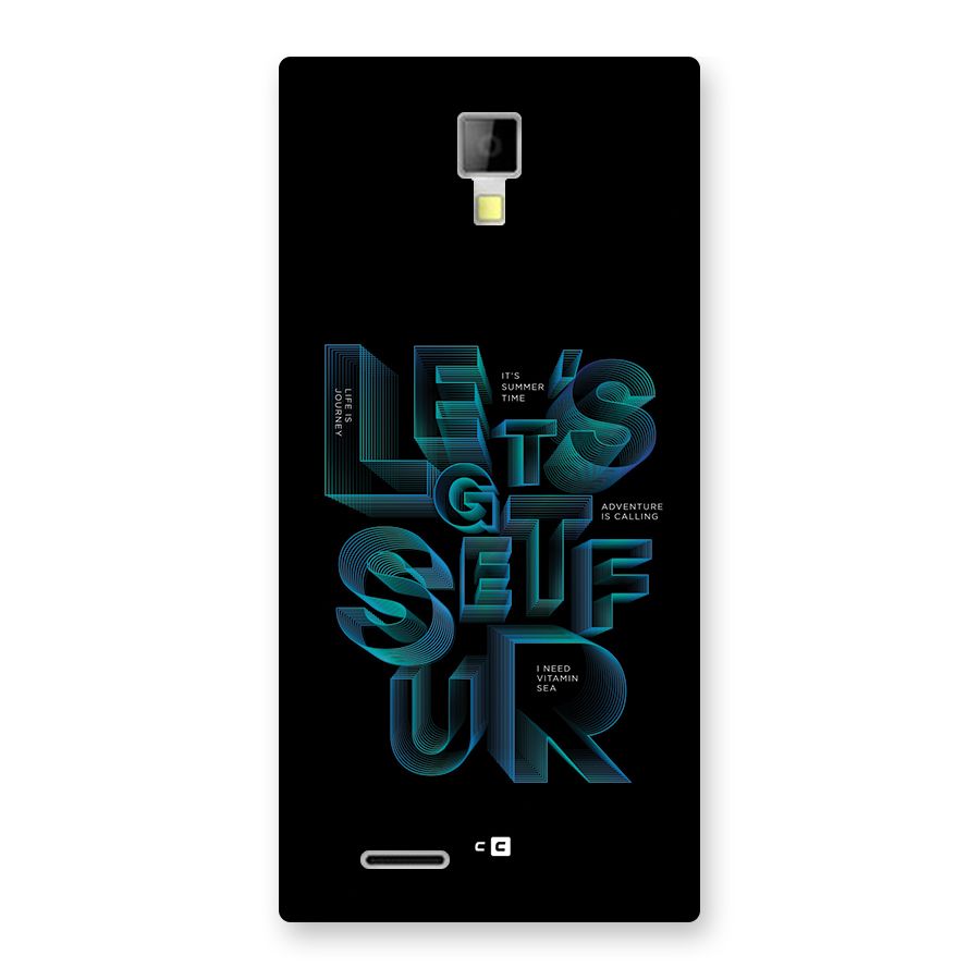 Lets Get Surf Back Case for Canvas Xpress A99