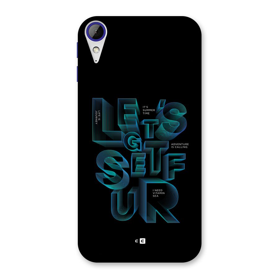 Lets Get Surf Back Case for Desire 830
