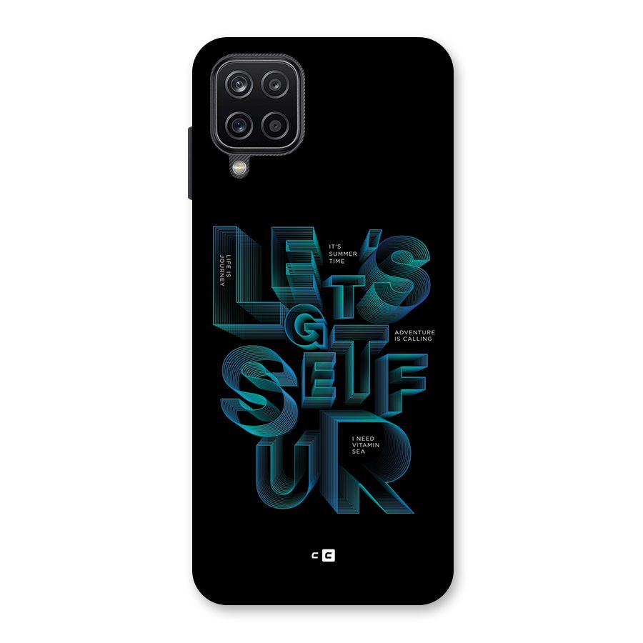 Lets Get Surf Back Case for Galaxy A12