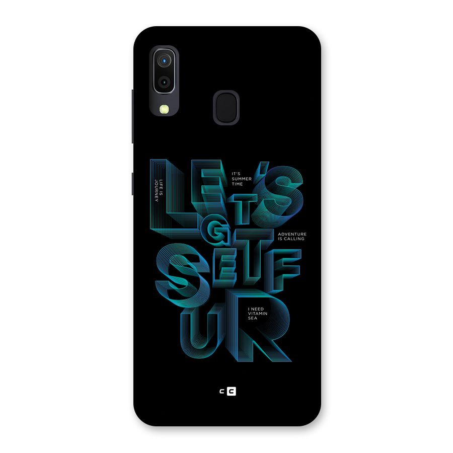 Lets Get Surf Back Case for Galaxy A20