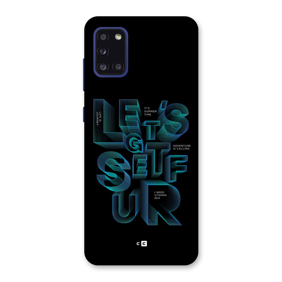 Lets Get Surf Back Case for Galaxy A31