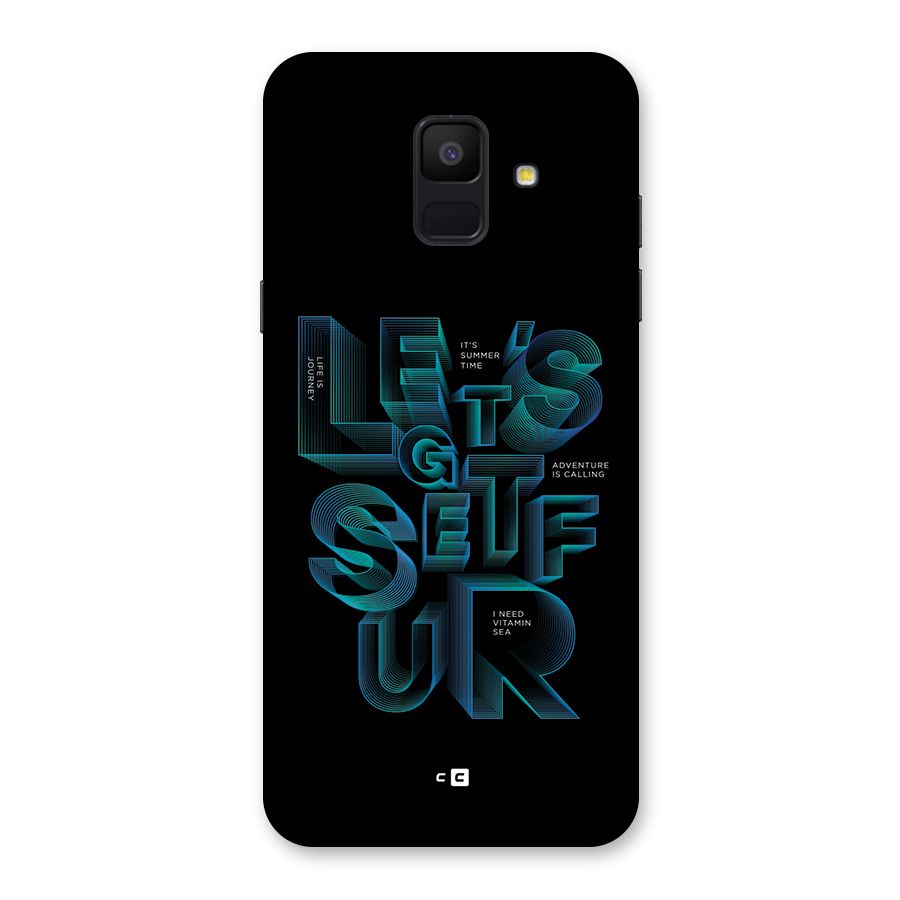 Lets Get Surf Back Case for Galaxy A6 (2018)