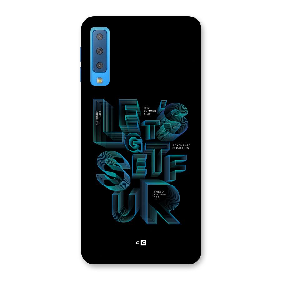 Lets Get Surf Back Case for Galaxy A7 (2018)